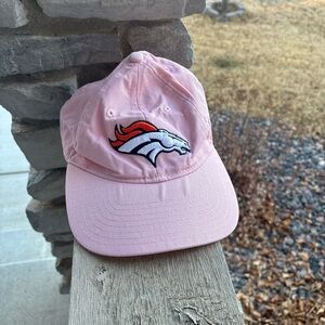 New Era Pink Hat with Embroidered Horse Design